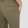 Tailored straight leg trouser in sage melange