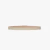 Tonal dorian belt in ivory smooth leather