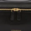 Vanity crossbody in black leather