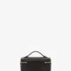 Vanity crossbody in black leather