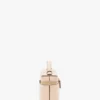 Vanity crossbody in pale rose leather