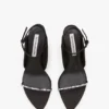 Victoria embellished stiletto sandal 75 in black