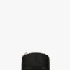 Victoria mini travel pouch in black leather