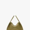 Victoria plia bag in cactus green leather