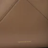 Victoria tote bag in dove grey leather