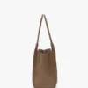 Victoria tote bag in dove grey leather