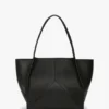 Victoria tote bag large in black leather
