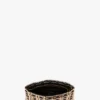 Woven dorian pouch in black